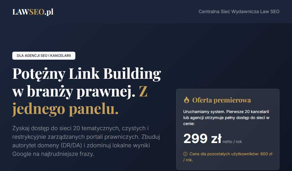 Zwiększ widoczność swojej kancelarii